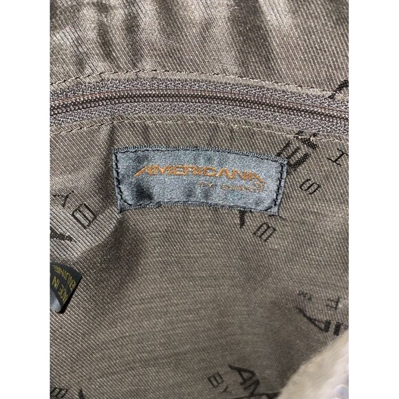 Sharif Vintage Dark Brown Leather Suede & Pony Hair Crossbody Shoulder Bag Purse - Picture 7 of 8